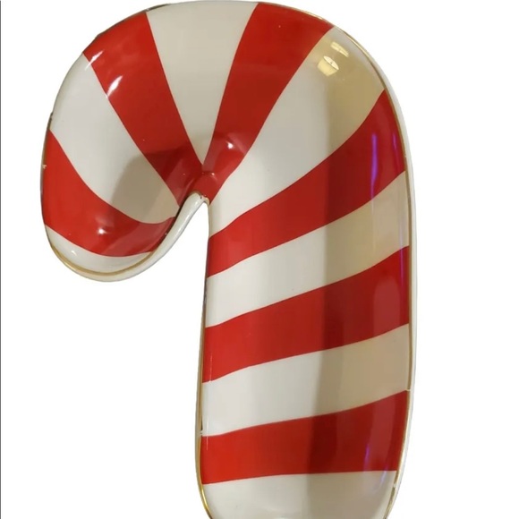 New Set of Two Holiday Candy Cane Shaped Candy Dish by Target (blue) (71) - Picture 5 of 9